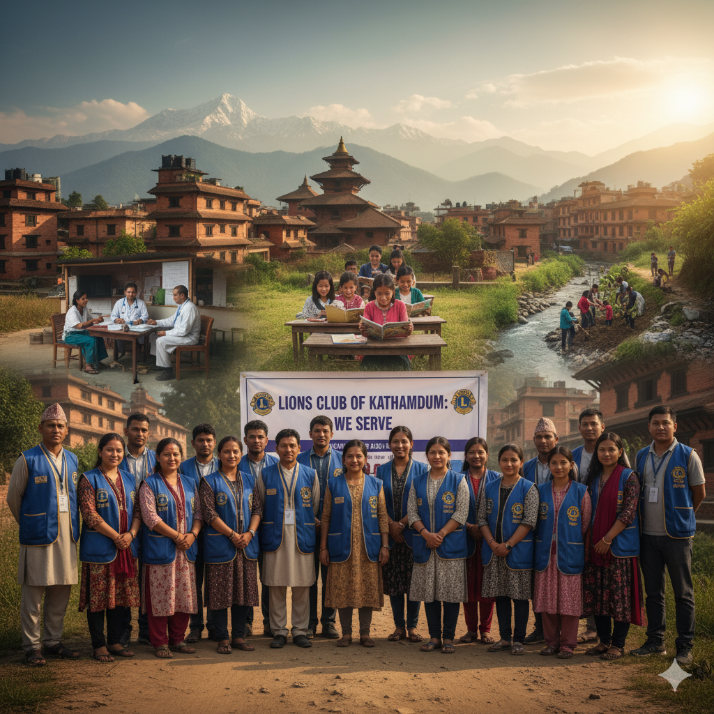 Lions Club of Kathmandu serving the community
